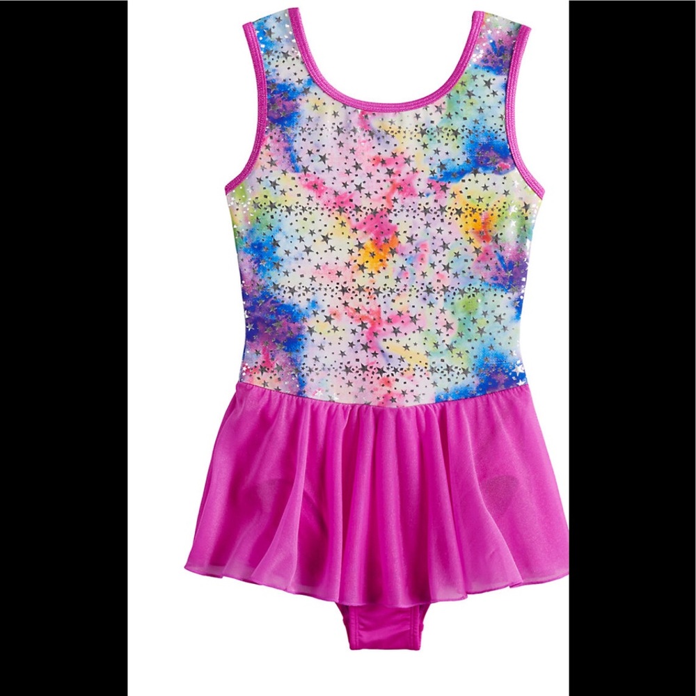 Girls size 4/5 jacques moret Tie dye star skirtall